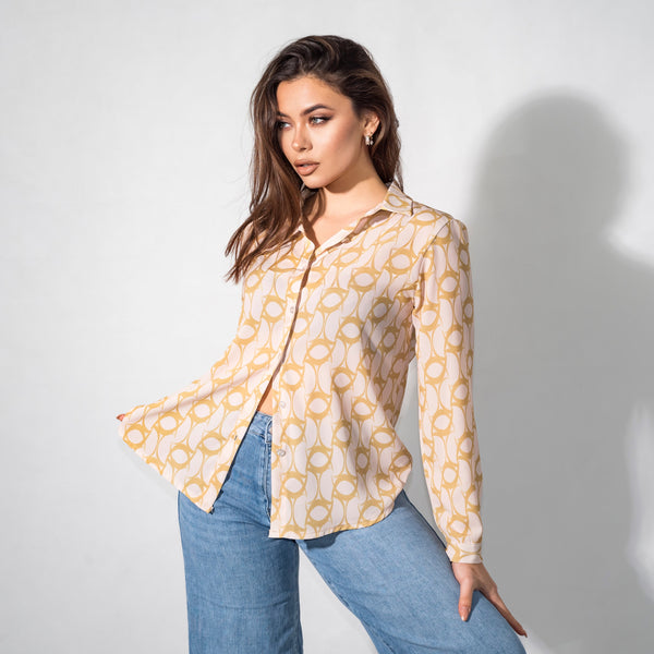 Camicia Fantasia In Georgette