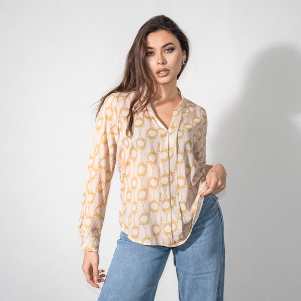 Camicia Con Collo Alla Coreana