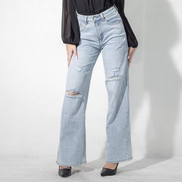 Jeans Palazzo Lacerato