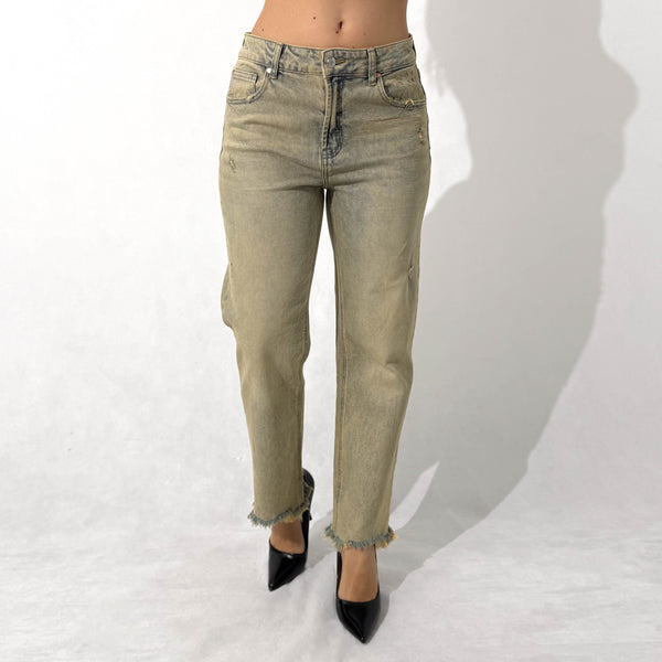 Jeans Palazzo Sabbiato