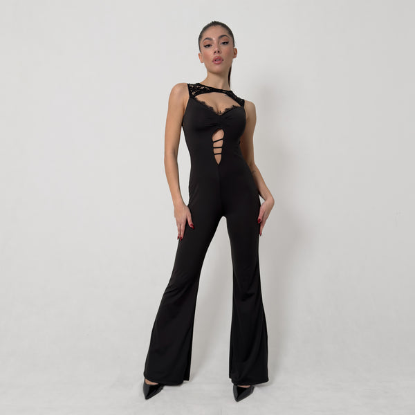 Jumpsuit Con Pizzo
