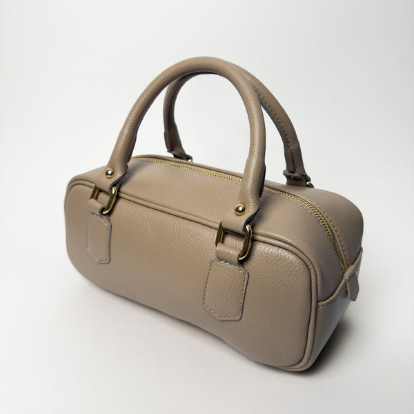 Borsa Bauletto In Vera Pelle