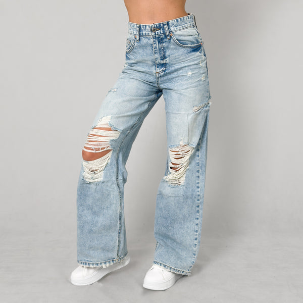 Jeans Palazzo Lacerato