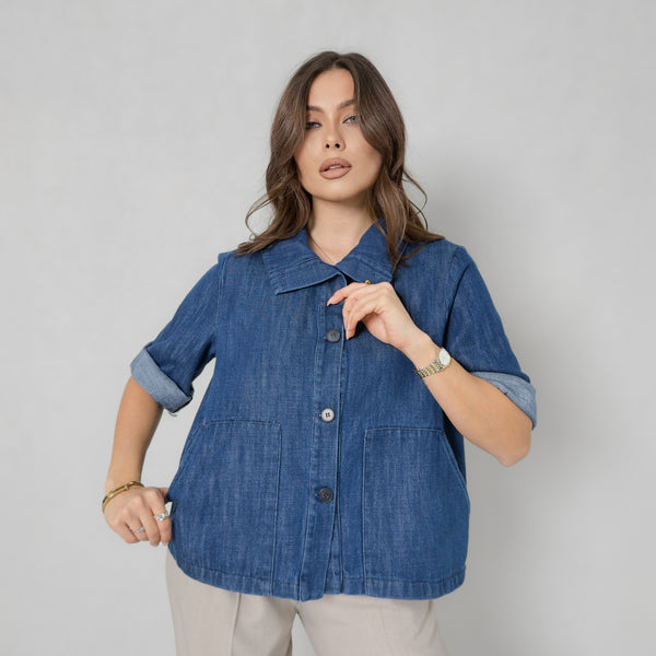 Giacca Caban In Jeans