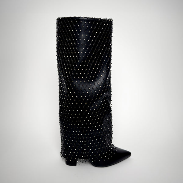 Stivale Con Strass