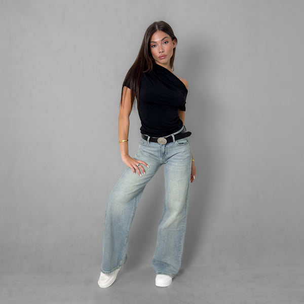 Jeans Palazzo Sfumato