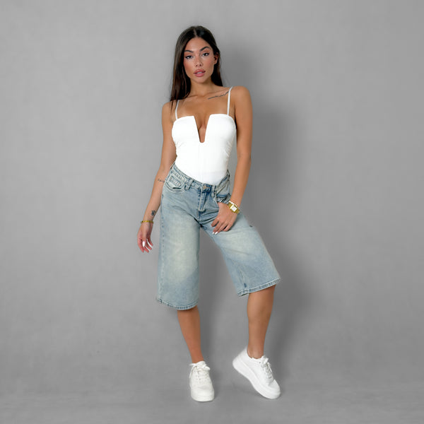 Bermuda Jeans Sfumato