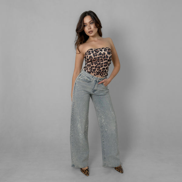 Jeans Palazzo Glittery