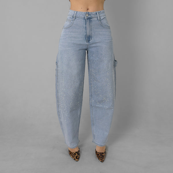 Jeans Palloncino Carpenter Glittery
