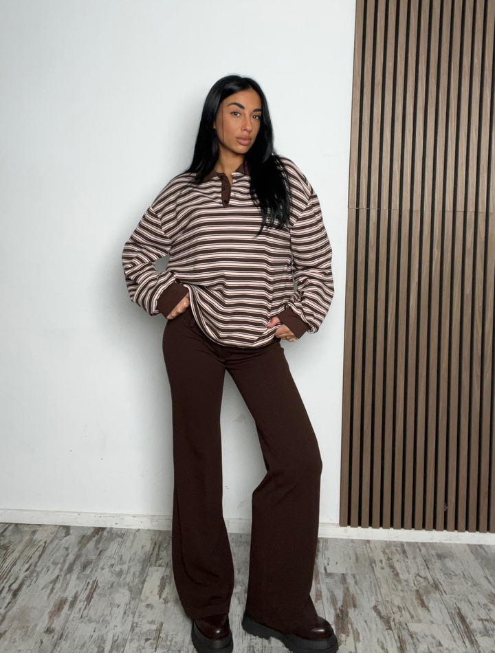 PANTALONE XINA|Colore:Moro