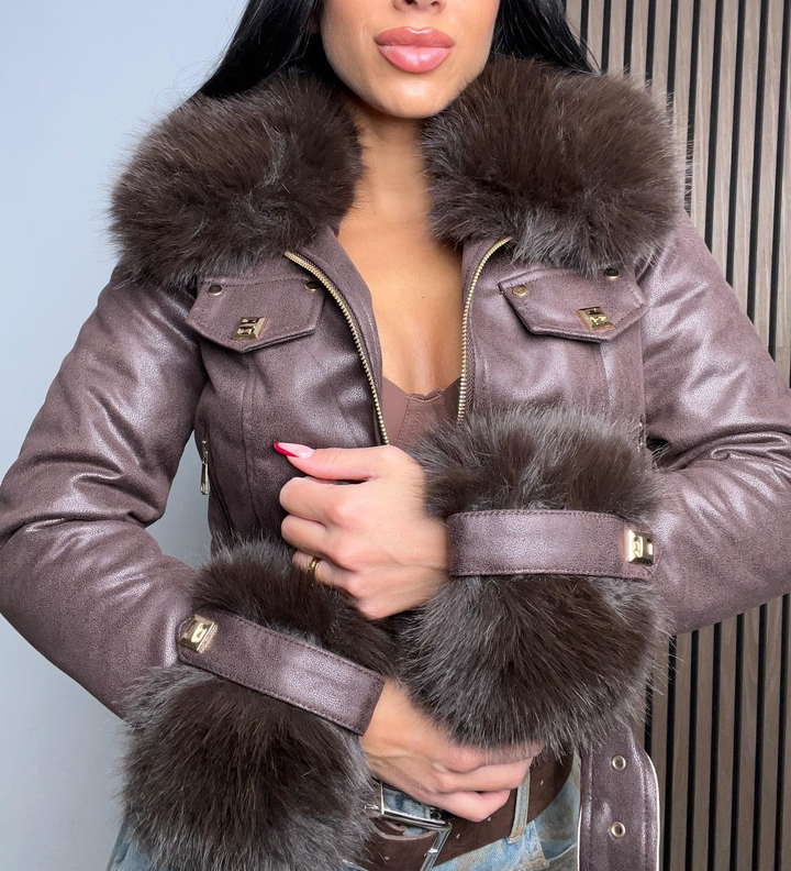 CHIODO CAMOSCIO|Colore:Moro