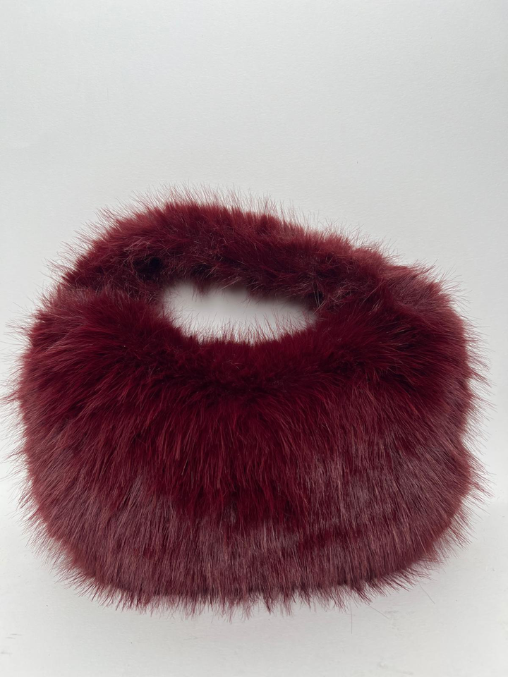 BORSA PELUCHE|Colore:Bordeaux