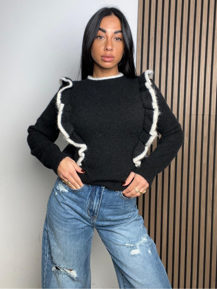 MAGLIA PARTICULAR|Colore:Nero