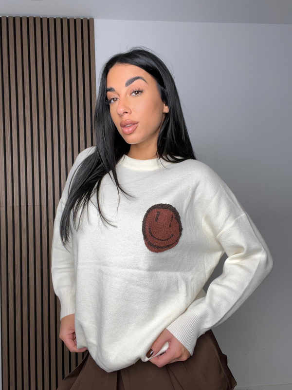 MAGLIA SMILE |Colore:Beige