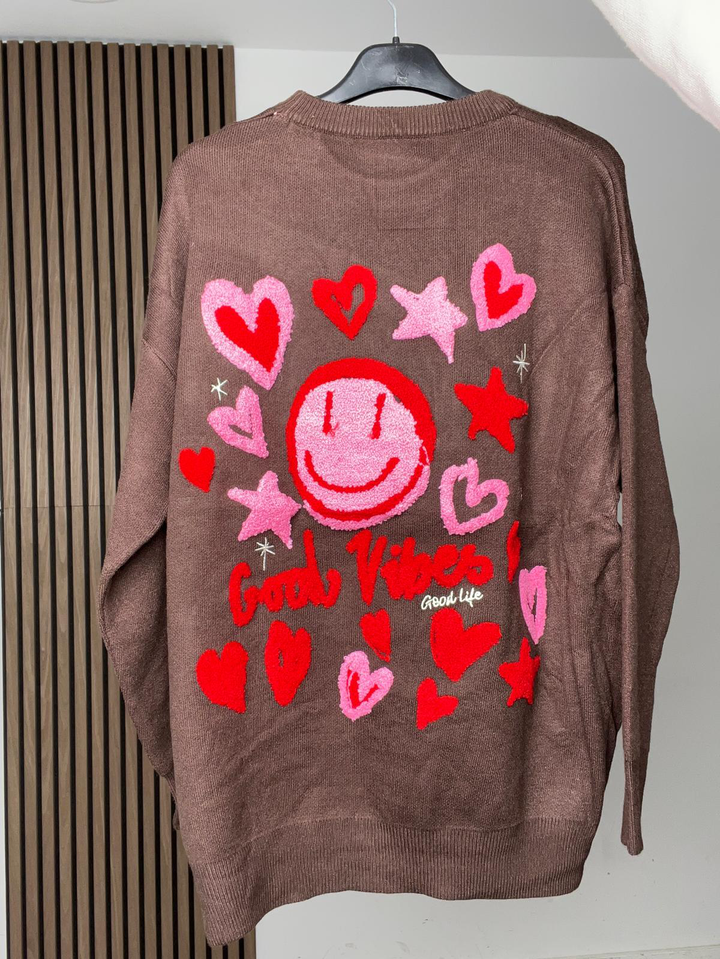 MAGLIA SMILE |Colore:Moro