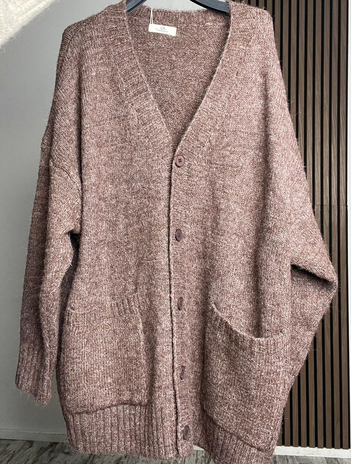 CARDIGAN HOOPE|Colore:Moro