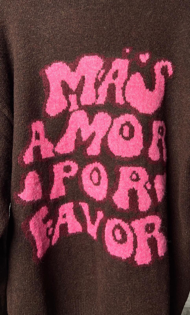 MAGLIONCINO MAS AMOR|Colore:Moro