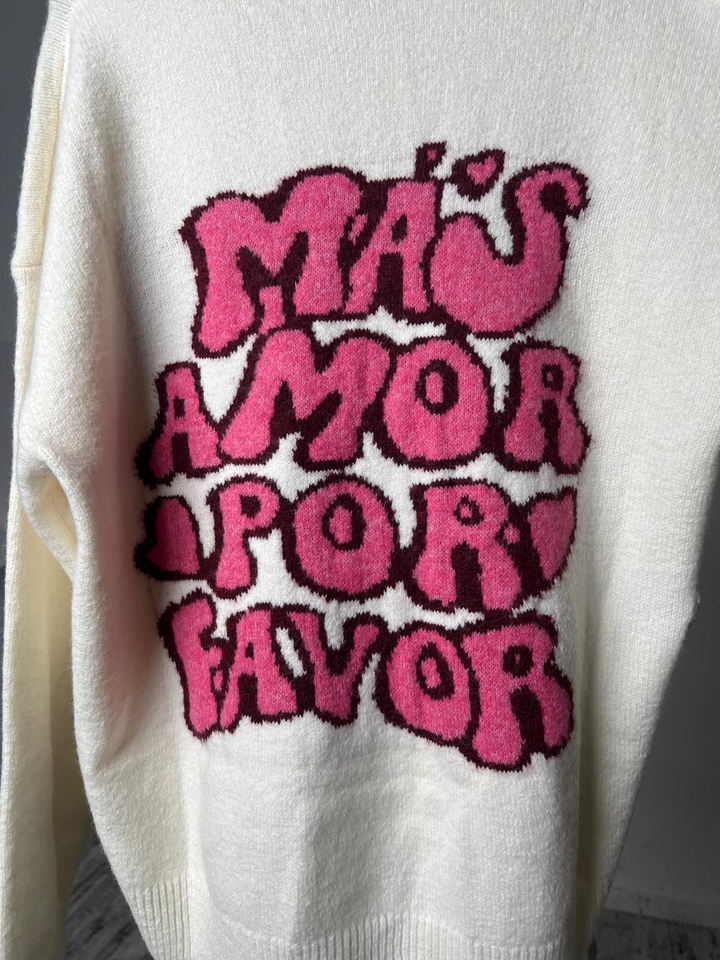 MAGLIONCINO MAS AMOR|Colore:Panna