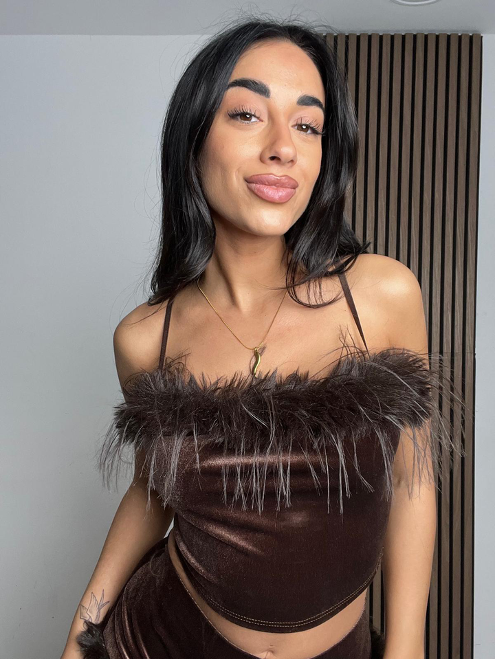 COMPLETO PLUME|Colore:Moro