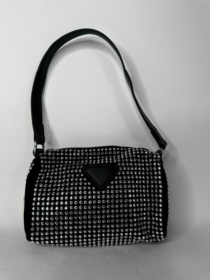 BORSA STRASS|Colore:Nero