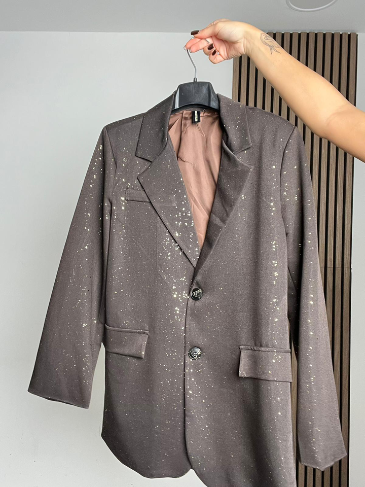 GIACCA SHINE|Colore:Moro